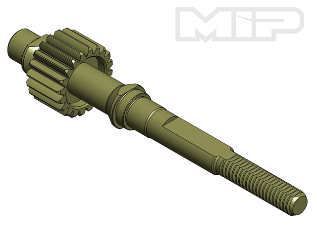 M-15080　MIP 17.5ECOオールインワン アルミ製トップシャフト【全てのアソシB5/B5M/T5/SC5M】