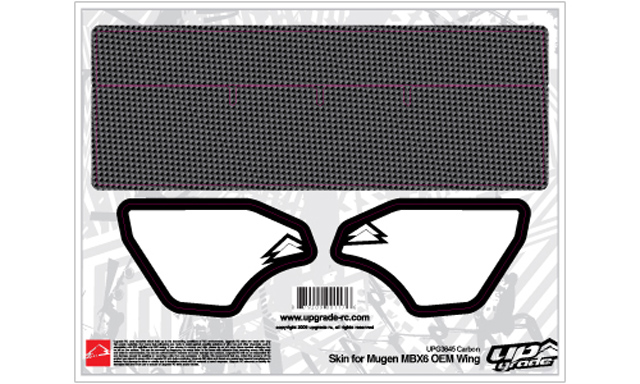UPG3645 MUGEN MBX-6/6T用ウイングスキン （カーボン）