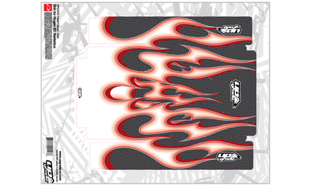UPG3703 MUGEN スターターボックスBII用スキン TRIBAL FLAMES