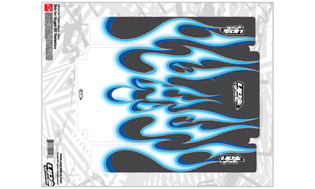 UPG3704 MUGEN スターターボックスBII用スキン TRIBAL FLAMES