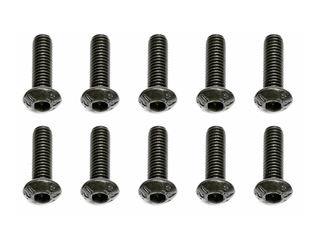 AS25211　ボタンヘッドスクリュー【M3x10mm/10本入】