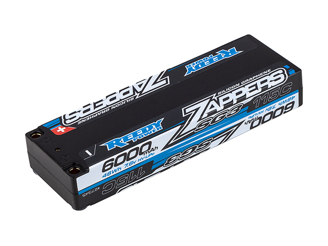 RE27345　REEDY Zappers SG3 6000mAh 115C 7.6V Li-Poバッテリー