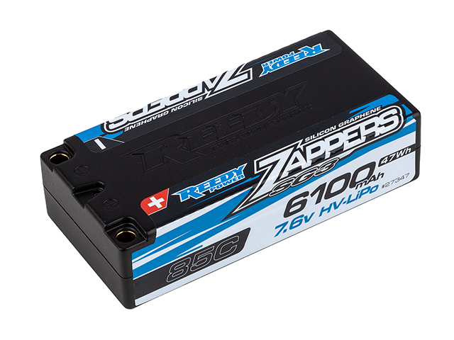 RE27347　REEDY Zappers SG3 6100mAh 85C 7.6V Shorty Li-Poバッテリー