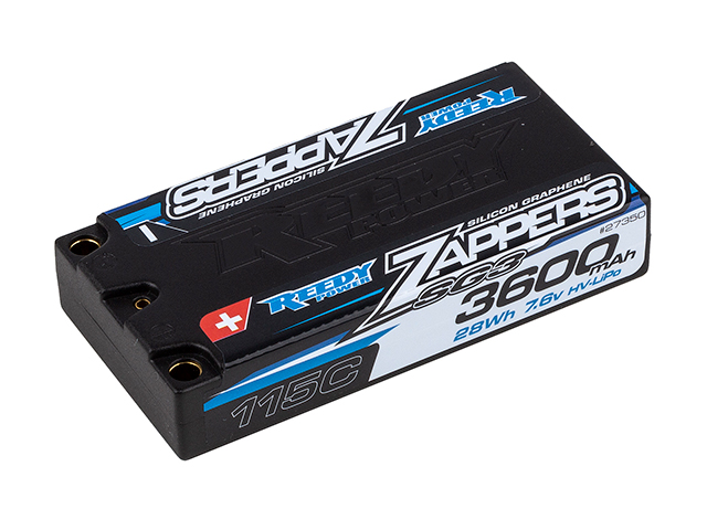 RE27350　REEDY Zappers SG3 3600mAh 115C 7.6V LCG Li-Poバッテリー