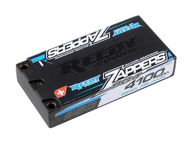 RE27365　REEDY Zappers SG4 4100mAh 85C 7.6V LCG Shorty Li-Poバッテリー