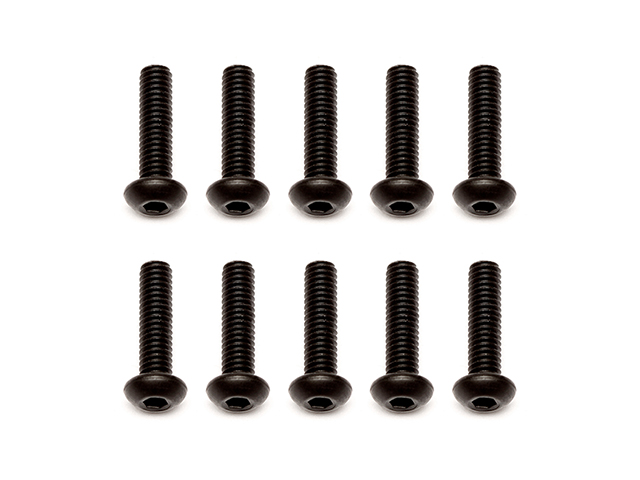 AS31522　ボタンヘッドスクリュー【M2.5x10mm/10本入】