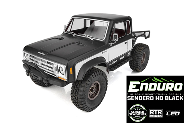 AS40123　Enduro Trail Truck Sendero HD RTR Black