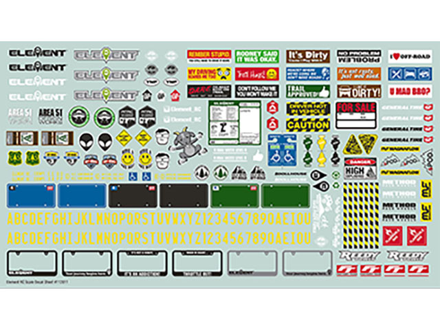 AS42148　Enduro スケールデカールシート