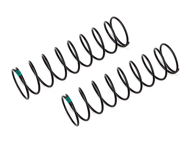 AS71163　13mmリヤショックスプリング【グリーン/2.2lb/in・L72・9.75T・1.2D】