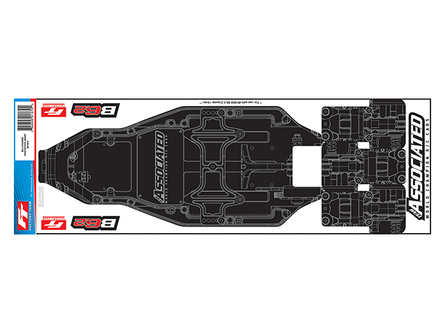 AS91870　FT プロテクトシート+3mmシャーシ用【B6.2】