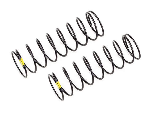 AS91951　13mmリヤショックスプリング【イエロー/2.3lb/in・L61・9.5T・1.2D】