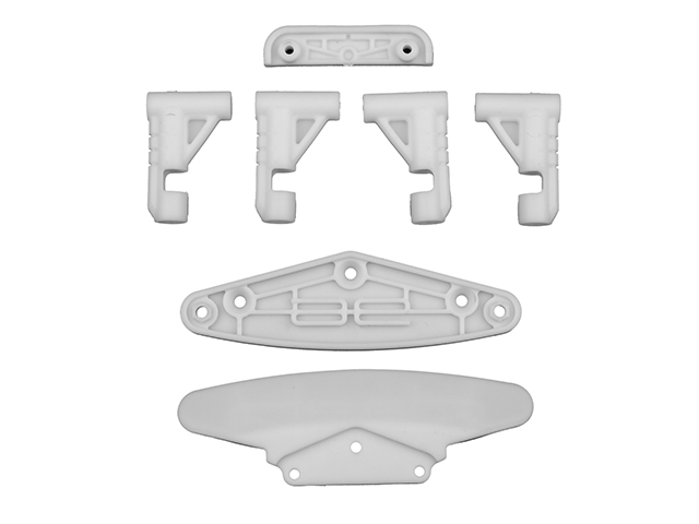 AS31957 フロントバンパーマウント【ナチュラル/RC10 4x4 Rally】