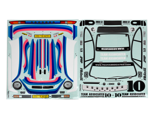 AS31964 ボディデカールセット【RC10 4x4 Rally】