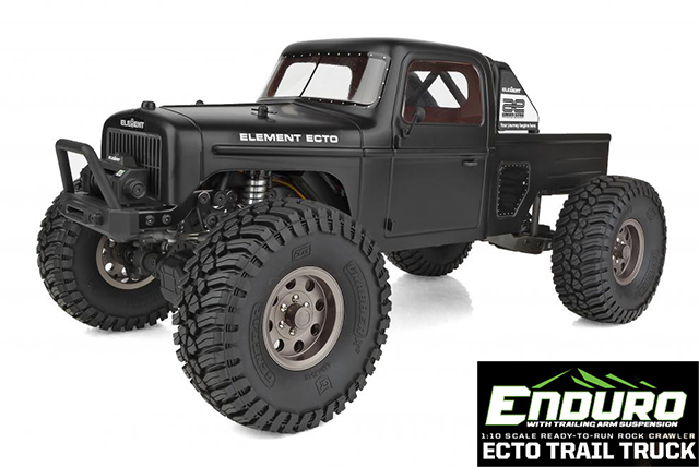 AS40122　Enduro Trail Truck Ecto Black RTR