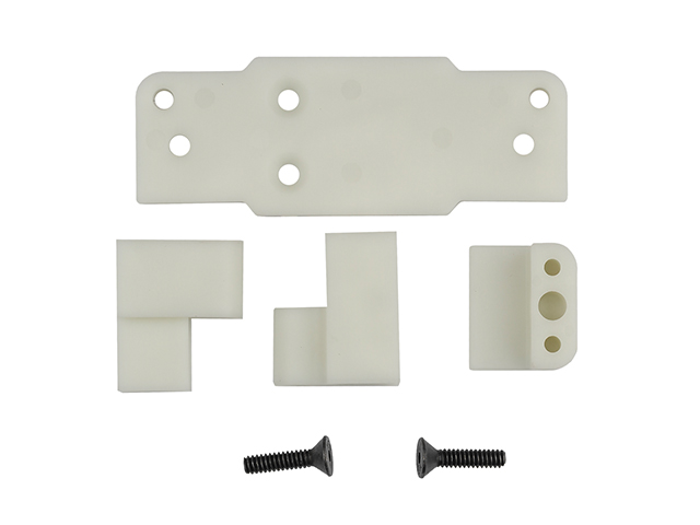 AS6550 サーボマウント＆ベルトセパレーター【RC10 4WD Team Car】