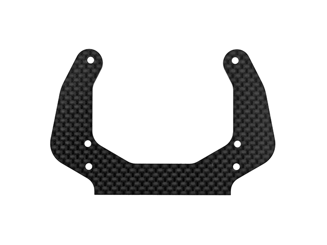 AS6750　カーボン製フロントショックタワー【RC10 BK】