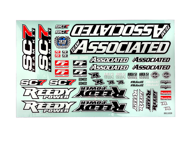 AS71224 デカールシート【RC10SC7】