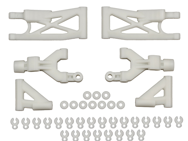AS72291 サスペンションアームセット・ナチュラル【DC10】