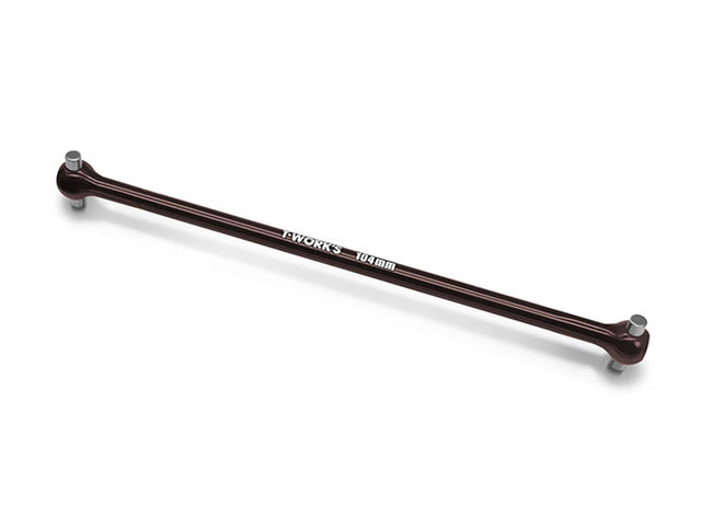 TO-304R-RC8B4E　スプリングスチール製センタードライブシャフト【アソシRC8B4E/104mm】
