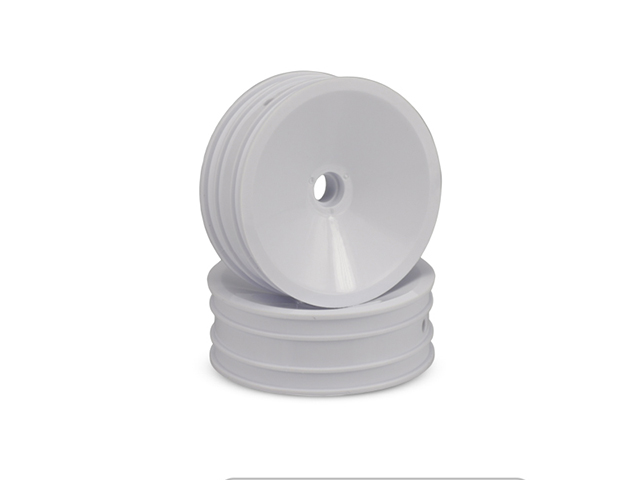 JC-3437W　MONOフロントホイル・1.9インチ【RC10クラシック/ホワイト/2ケ入】