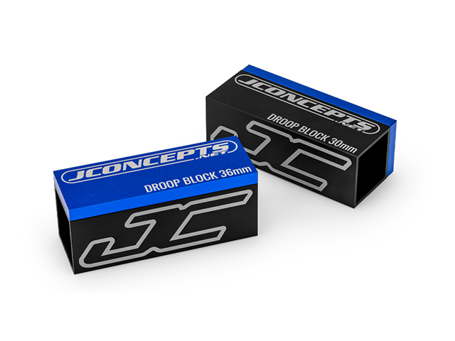 JC-5019　ドゥループブロック 30x36mm【ブラック/ブルー】