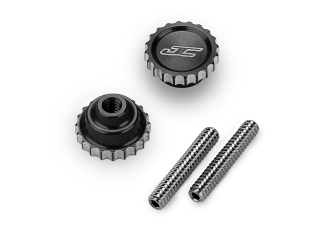 JC-5240-2　フューチャーサムナット【ブラック/4-40インチセットスクリュー付】