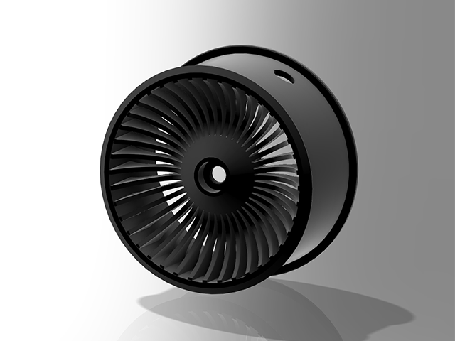 3D-SM17-B ステアリングホイール・ブラック【SANWA M17用】 [3D