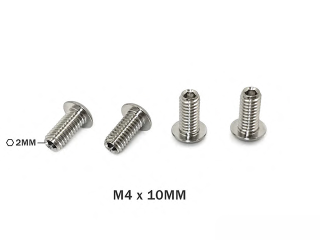 TP-087-B 64チタン製ダウンストップスクリュー【M4x10mm/4本入】