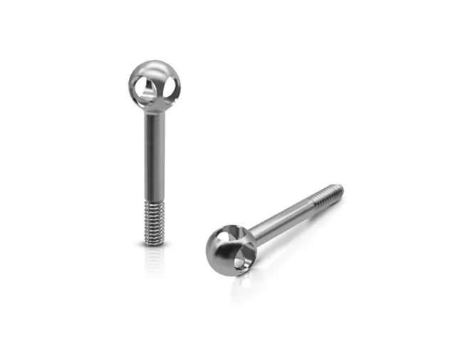 TP-205-G 64チタン製アジャスタブルフロントボディスティフスクリューV2・M2 x 19mm【YOKOMO/Awesomatix/MUGEN MTC3 】