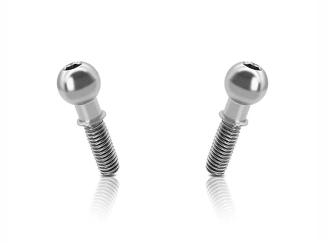 TP-AE-E 64チタン製ピロボール【アソシ TC8/5.5x8mm/2個入】