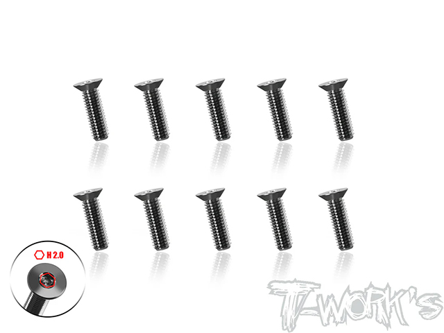 TSS-310STC 64チタン製ウルトラシンフラットヘッドスクリュー【3×10mm/10本入】