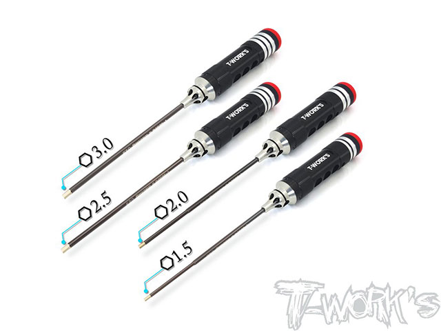 TT-058-HS　T-Work's 六角レンチセット【1.5/2.0/2.5/3.0mm】