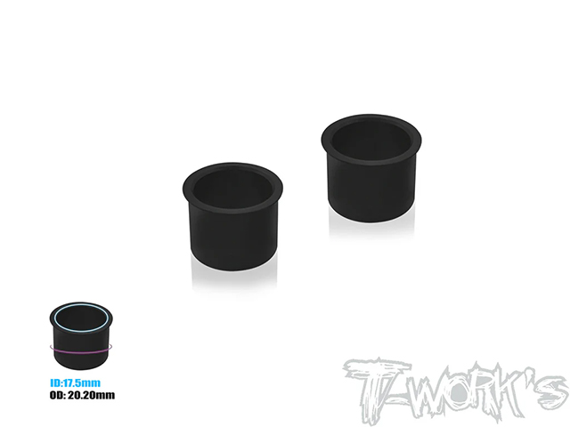 TT-120-A-17-BK ツールスタンド用追加スペーサー【20mm→17mm/ブラック・2個入】